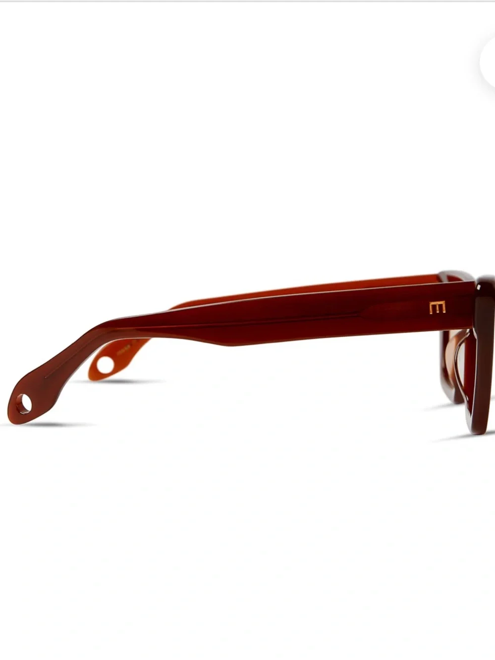 Lori Gloss Brown Cat-Eye Optical Glasses